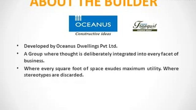 Oceanus Tranquil Bangalore