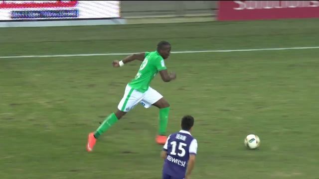 Goal Kévin MONNET-PAQUET (55') / Toulouse FC - AS Saint-Etienne (0-3)/ 2016-17