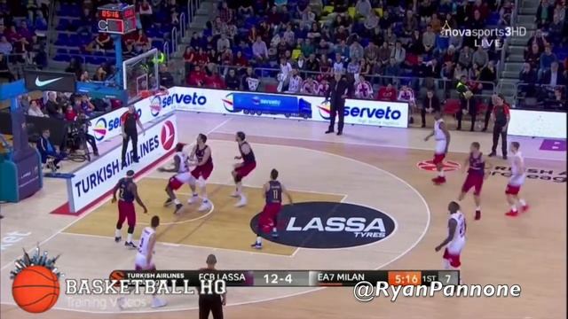 Best EuroLeague Offense sets & actions Jasmin Repeša Armani Milano Rounds 12-14