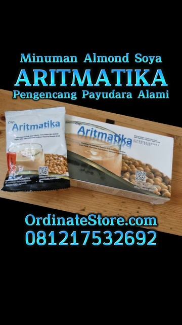 Cara Membuat Payudara Naik Kencang Minuman ARITMATIKA SOYA ALMOND, WA 081217532692, OrdinateStore.
