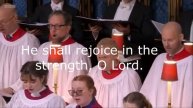 William Boyce anthem "The King shall rejoice"