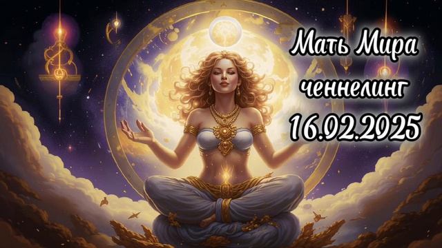 Послание от Матери Мира 

Ченнелинг от 16.02.2025

#ченнелинг #матерьмира #матьмира