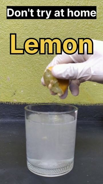 New experiment with caustic soda and Lemon🍋// VM Experiments #shorts #youtubeshorts #shortvideo