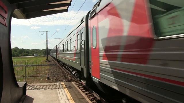 Тепловоз ТЭП70-0229 на о.п. Кулли / TEP70-0229 at Kulli stop