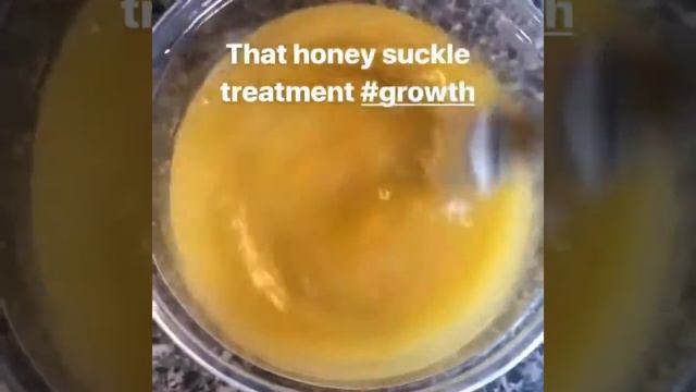 Honey Suckle hair treatment
