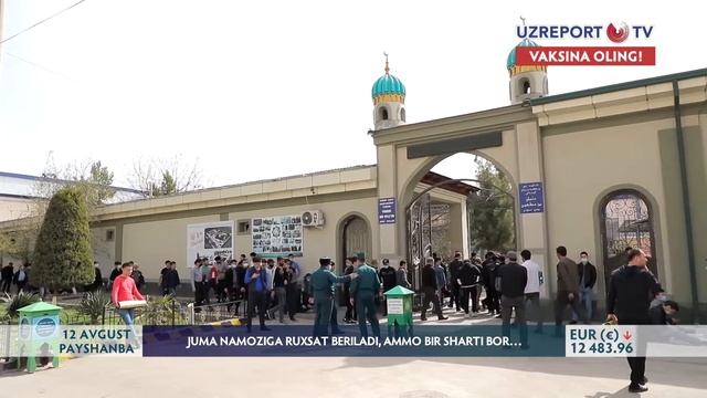 Ma'lum shartlar asosida juma namozlarini masjidlarda o‘qishga ruxsat berildi