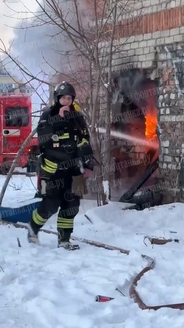 Пожар в Санкт-Петербурге 16.02.2025г.