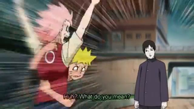 Sai calls Sakura Ugly [English Dub]
