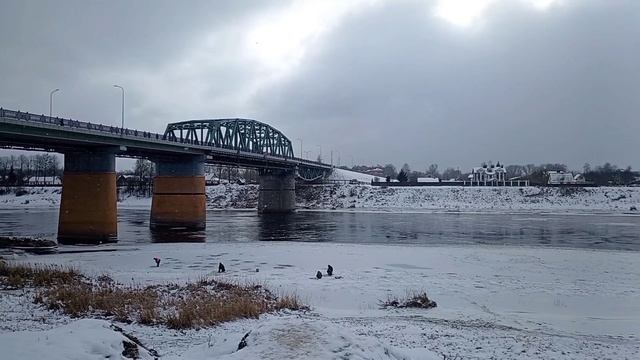 Зимняя рыбалка на Западной Двине
