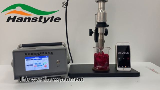 High Quality 20KHz Ultrasonic Homogenizer For Essential Rose Oil Extraction