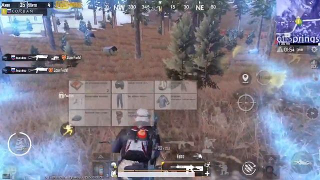 На морозе , соло vs сквады TOP-2 pubgmobile pubgm