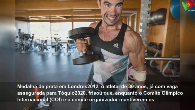 Assim vão os treinos de Fernando Pimenta: “Eu no meu caiaque, ele no barco a motor, num local isola