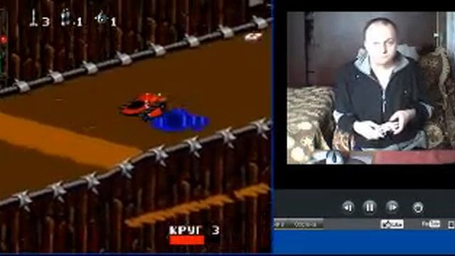 Sega mega drive 2 Rock n' Roll Racing Уровень 3 Вячеслав