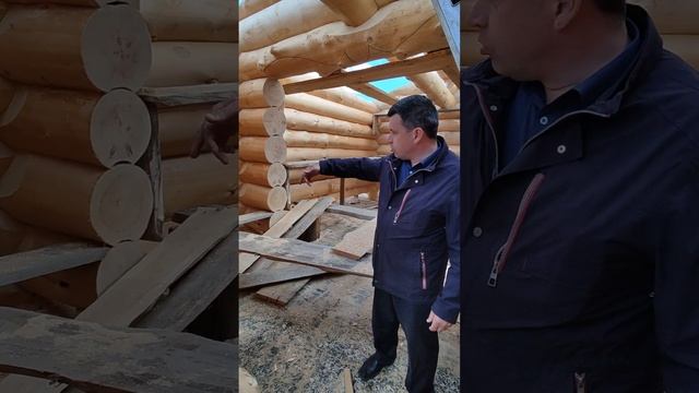 Брутальный сруб бани 4500*7000 в наличии