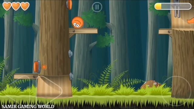 Red Ball 4 Green Hills Vs Deep Forest with Orange Tomato Ball