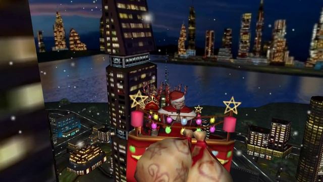 Mac Screensaver: Santa and the City 3D