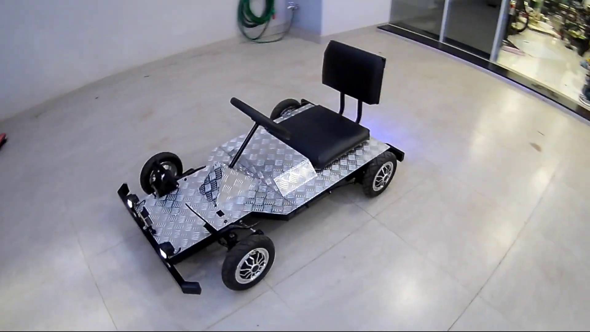 Самодельный электрокартинг 4x4 1400w часть 4