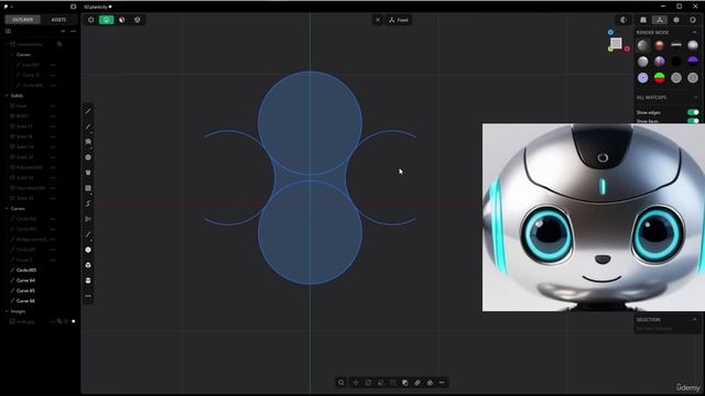 3 -Modeling The Glasses With Isoparam Curves