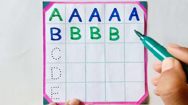 Writing ABCD Alphabet for Kids | Learn the Alphabet | Alphabet writing study | Write ABCD | a to z
