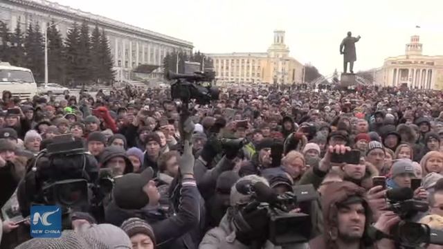 Protesters demand justice for victims of Kemerovo shopping mall fire