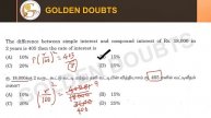 "The difference between simple interest and compound interest of Rs.18,000 in 2 years is 405 then..