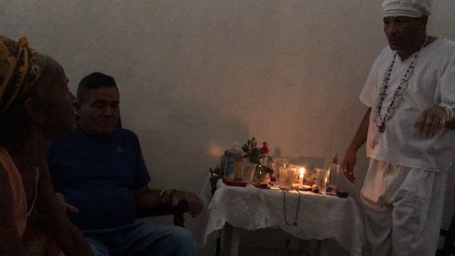 Куба. Сантерия фрагмент ритуала «вселение духа в сантеру»
