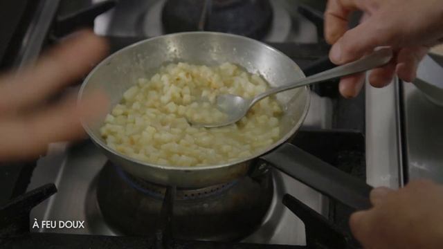 Risotto de céleri, œuf frit