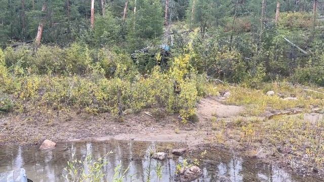 Квадроцикл Сокол спускается с горы