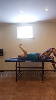 Растяжка подвздошной мышцы после Open 24.1 (поза оленя)