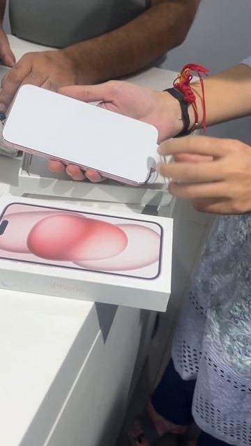 iPhone 15  🔥🔥Pink Unboxing and First look ⚡️⚡️