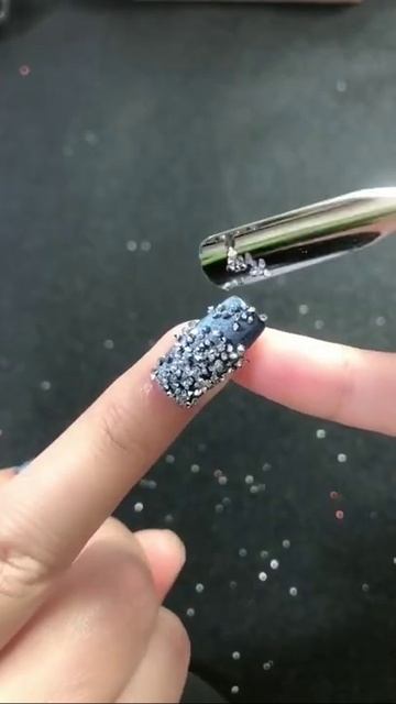 I DID BLING BLING CAT EYE NAILS FOR MY SUMMER NIGHT DATE✨ #97