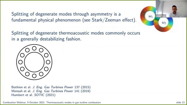 The qualitative structure of linear thermoacoustic modes in gas turbine combustors