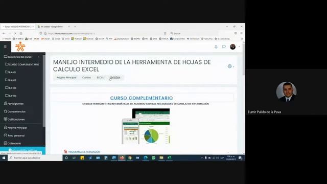CLASE 13 DE SEPTIEMBRE DE 2021. FICHA 2407082. CURSO COMPLEMENTARIO EXCEL