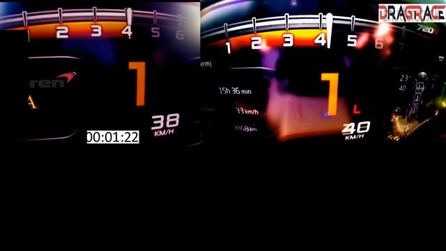 WOOW i did'nt expect that Mclaren 720s 720HP vs Mclaren Senna 800 HP Acceleration Sound  0-250km/h