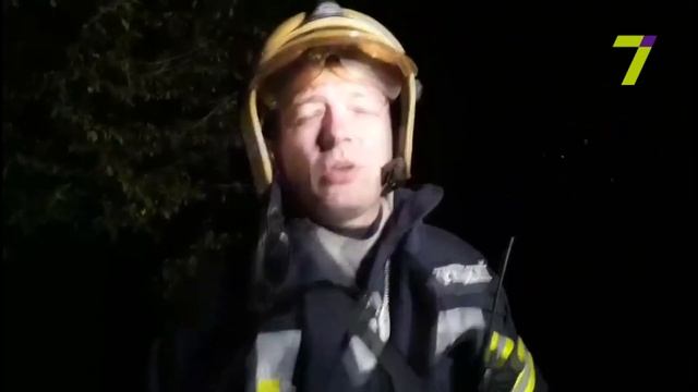 Горит двухэтажный заброшенный корпус санатория «Красные зори»
