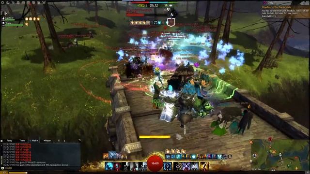 Guild Wars 2 World Guardians [WvW] vs Jade Sea [IO], fight on the bridge