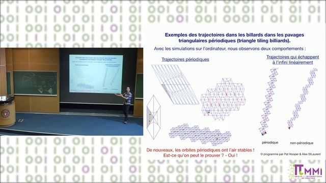 [Conférence SML] Billards dans les pavages avec leurs surprises et leurs secrets - Olga Romaskevich
