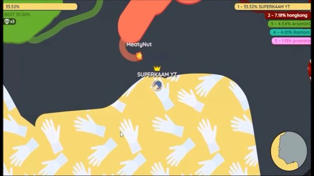 Paper.io 2 - INSTANT WIN - FACEMASK - Dark Mode - 100% Map Control