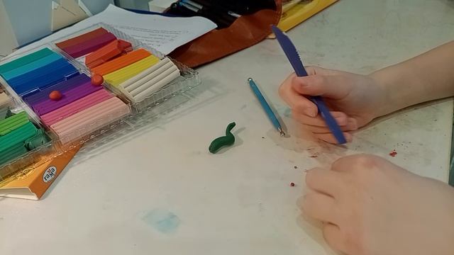 лепим змею