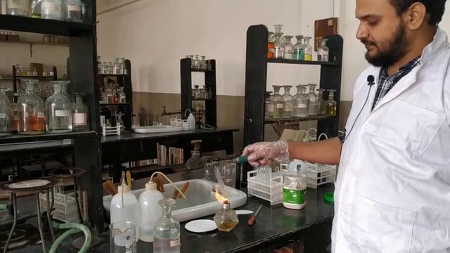 NaOH test of glucose