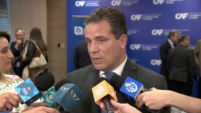 Declaraciones del presidente del BROU, Salvador Ferrer