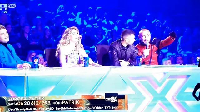 Zdroba Patrik XFaktor finálé- Laci a háttértáncos pókember