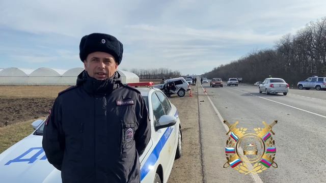 Водитель «Нивы» погиб при столкновении с Volkswagen Tiguanна дороге под Армавиром