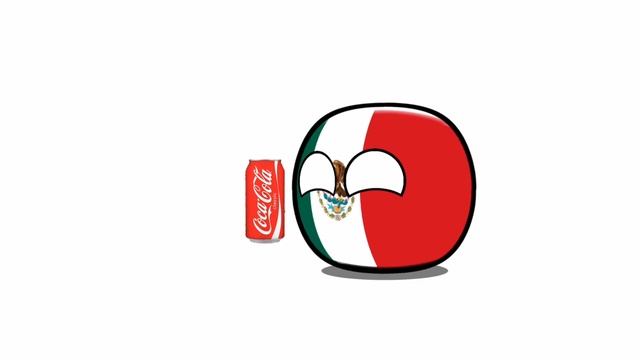 Coca Cola Espuma but its Countryballs
