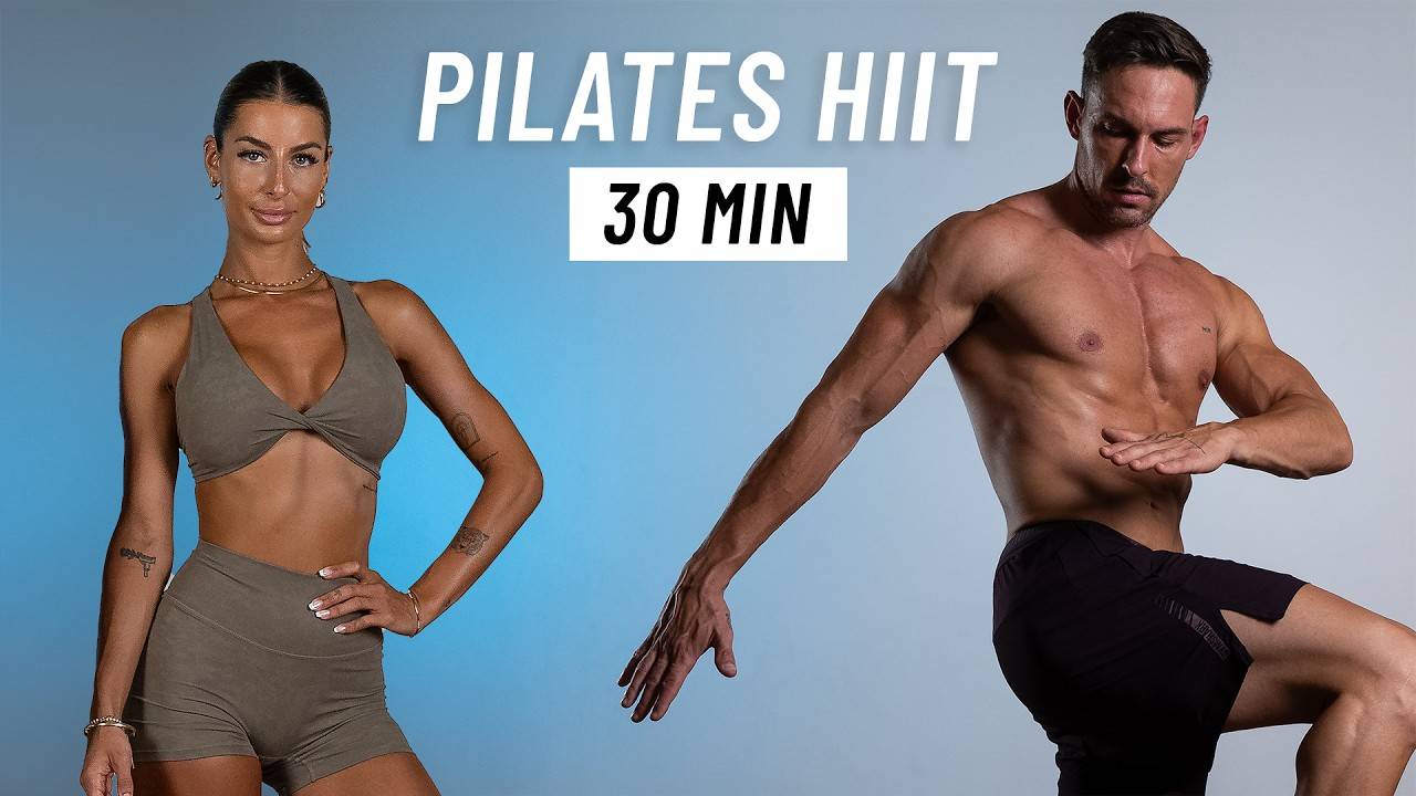 30-минутная тренировка по пилатесу HIIT для всего тела - Все стоя - Сжигает 300 калорий