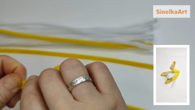 Поделка своими руками БАНАН из синельной проволоки / Поделки с детьми