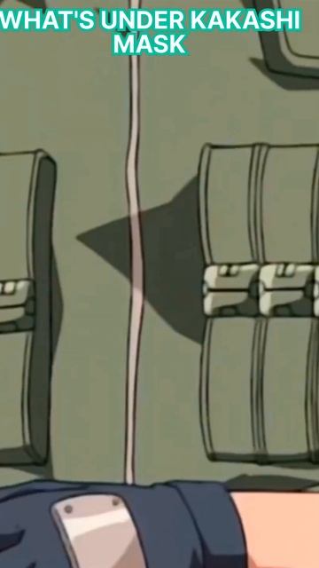 WHAT'S UNDER KAKASHI MASK#shorts #naruto #kakashi #sasuke #sakura