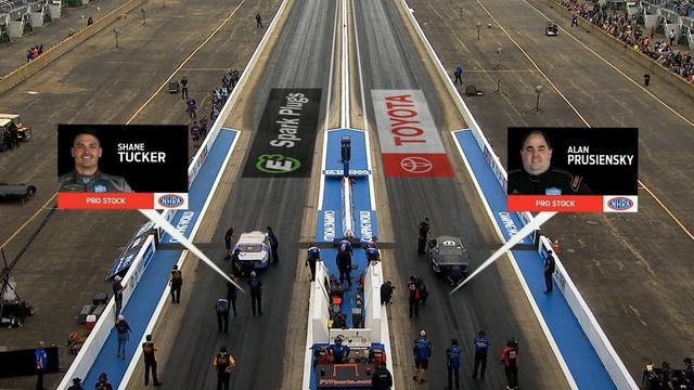 Alan Prusiensky, Shane Tucker, Pro Stock, Qualifying Rnd 1, Gerber Collision & Glass Route 66 Natio