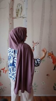 Арт 1749045602 Озон Мединский шёлк #хиджаб #hijab