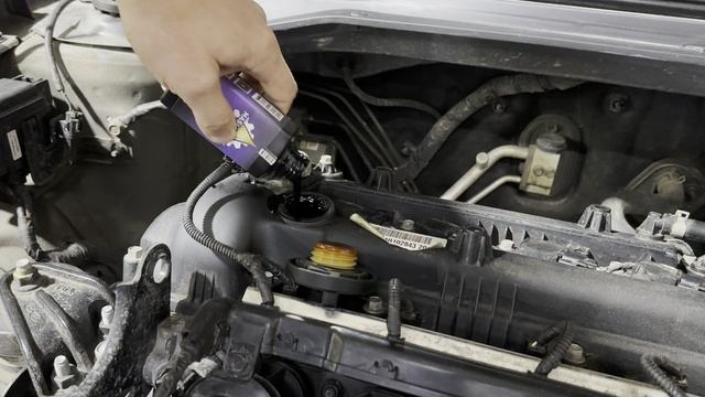 Омоложение двигателя KIA Rio c пробегом! Применение Композиции Атом С12